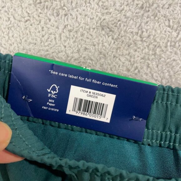 NEW Lands End Mens XL Green Swim Shorts With UPF 50 Quick Dry & Built-In Boxer - Picture 8 of 10